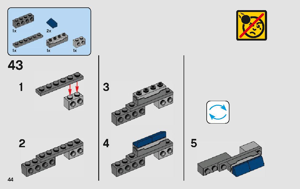Han Solo's Landspeeder 75209 LEGO information LEGO instructions 44 page
