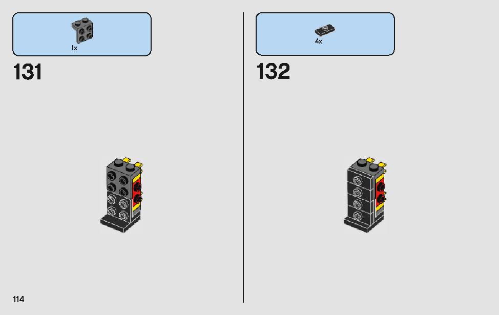 モロックのランドスピーダー 75210 レゴの商品情報 レゴの説明書・組立方法 114 page