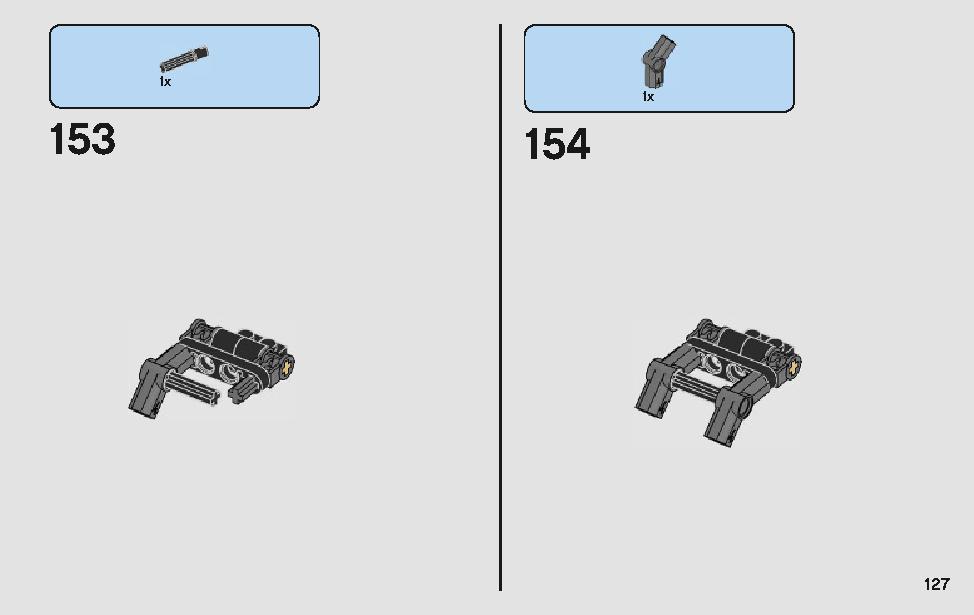 モロックのランドスピーダー 75210 レゴの商品情報 レゴの説明書・組立方法 127 page