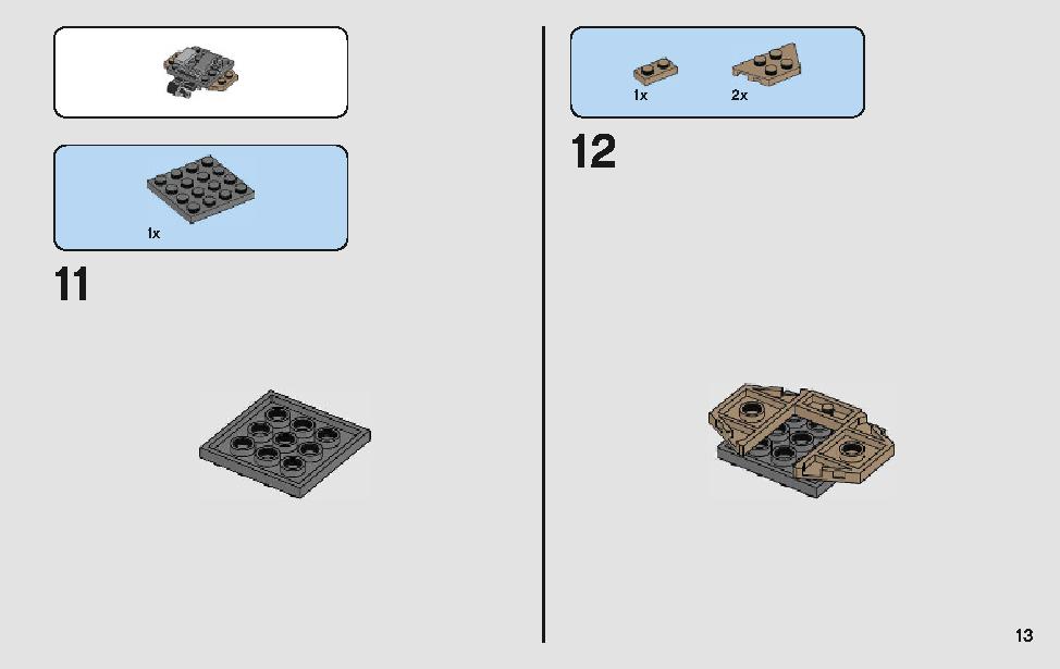 モロックのランドスピーダー 75210 レゴの商品情報 レゴの説明書・組立方法 13 page