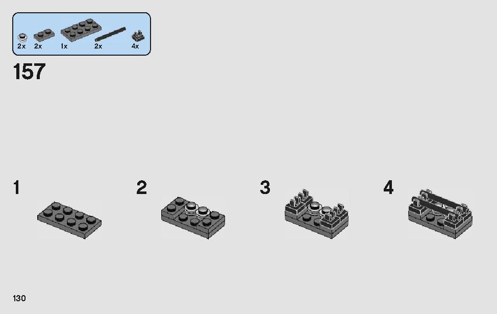 モロックのランドスピーダー 75210 レゴの商品情報 レゴの説明書・組立方法 130 page