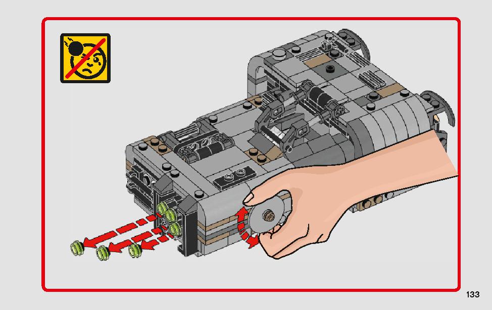 モロックのランドスピーダー 75210 レゴの商品情報 レゴの説明書・組立方法 133 page
