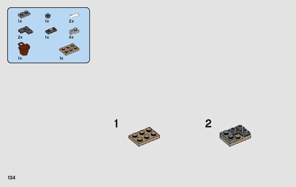 モロックのランドスピーダー 75210 レゴの商品情報 レゴの説明書・組立方法 134 page
