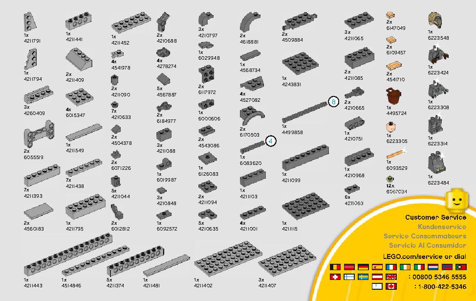 モロックのランドスピーダー 75210 レゴの商品情報 レゴの説明書・組立方法 143 page