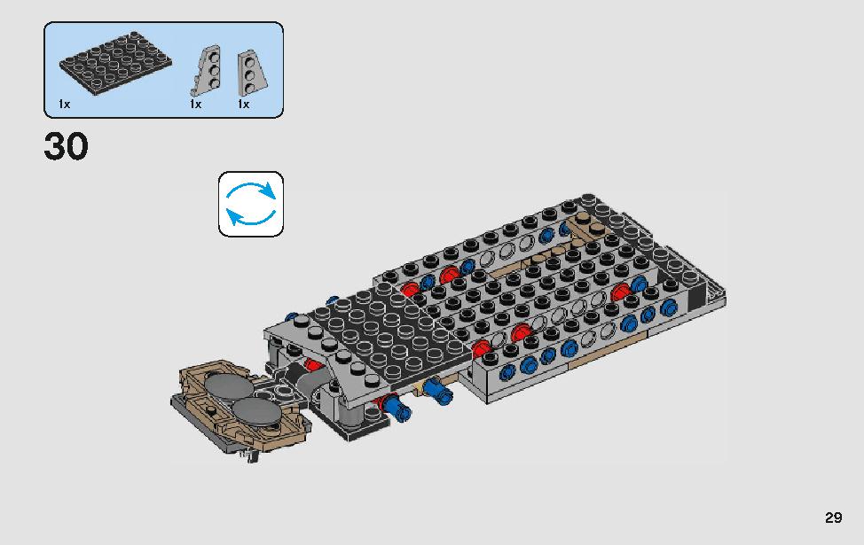 モロックのランドスピーダー 75210 レゴの商品情報 レゴの説明書・組立方法 29 page