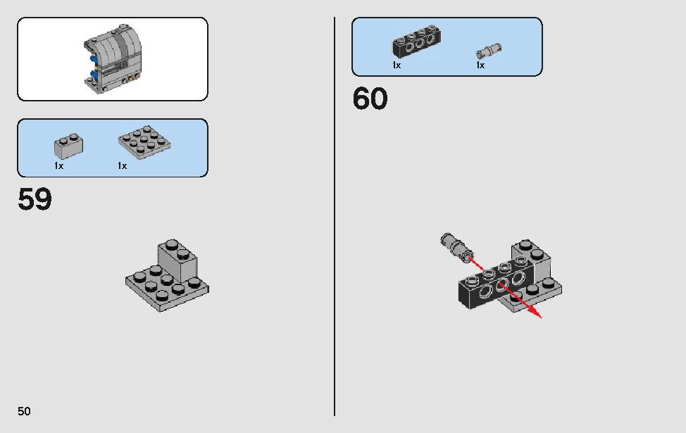 モロックのランドスピーダー 75210 レゴの商品情報 レゴの説明書・組立方法 50 page