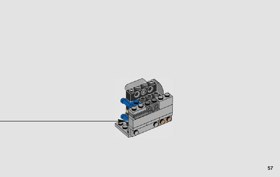 モロックのランドスピーダー 75210 レゴの商品情報 レゴの説明書・組立方法 57 page