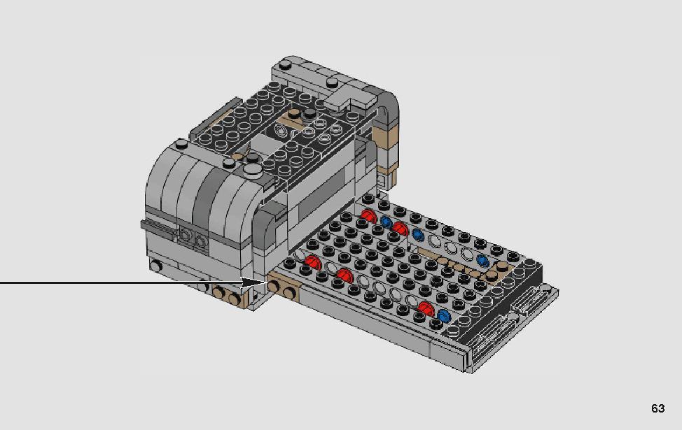 モロックのランドスピーダー 75210 レゴの商品情報 レゴの説明書・組立方法 63 page