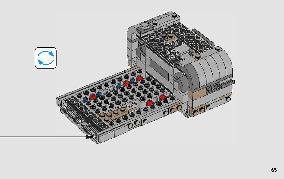 モロックのランドスピーダー 75210 レゴの商品情報 レゴの説明書・組立方法 65 page