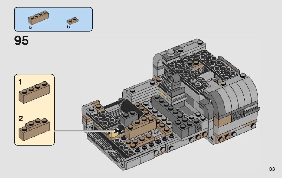 モロックのランドスピーダー 75210 レゴの商品情報 レゴの説明書・組立方法 83 page