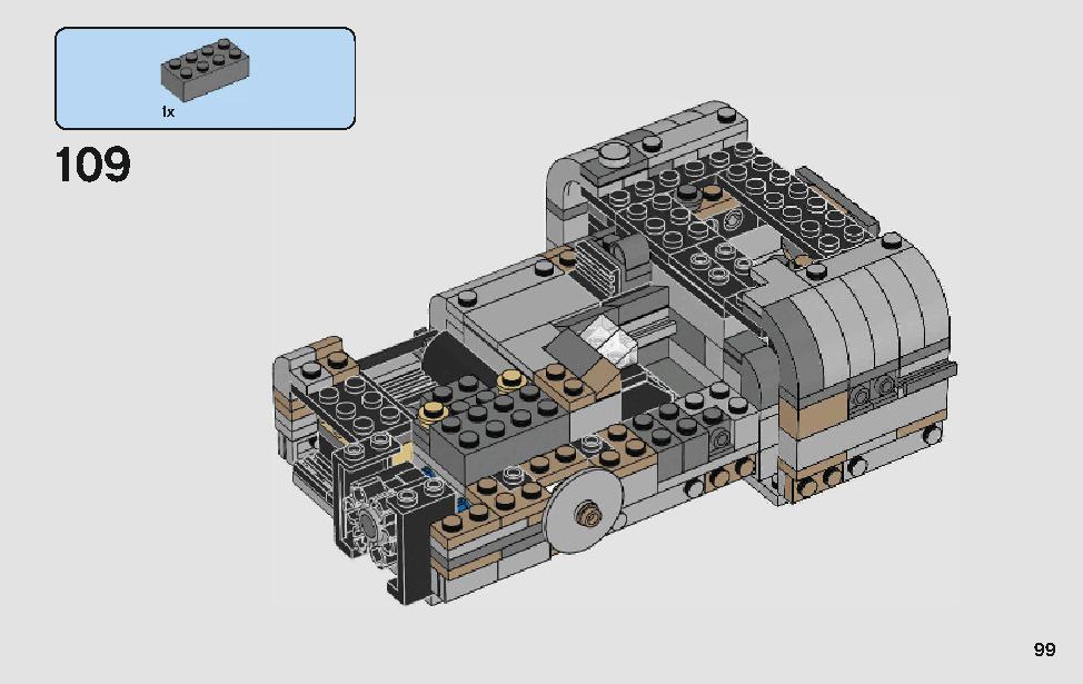モロックのランドスピーダー 75210 レゴの商品情報 レゴの説明書・組立方法 99 page