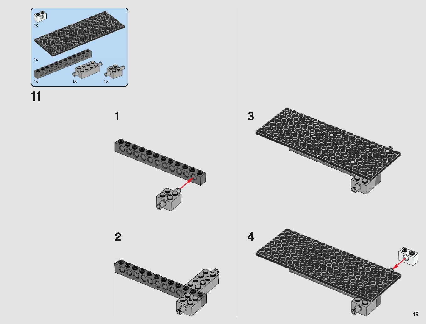 ミレニアム・ファルコン 75212 レゴの商品情報 レゴの説明書・組立方法 15 page