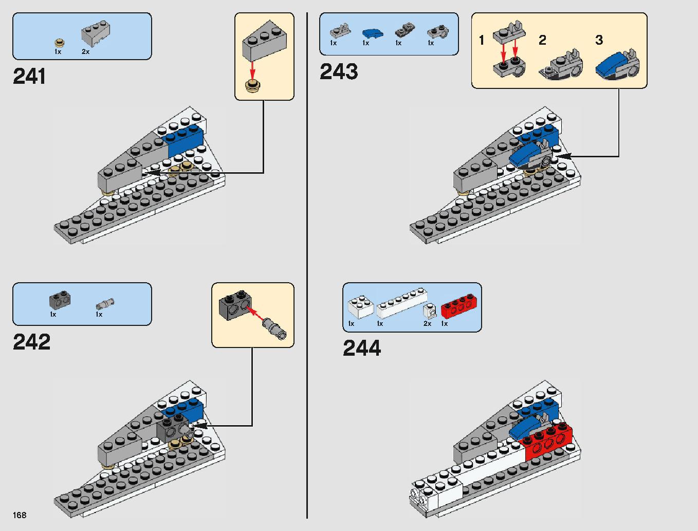 Kessel Run Millennium Falcon 75212 LEGO information LEGO instructions 168 page
