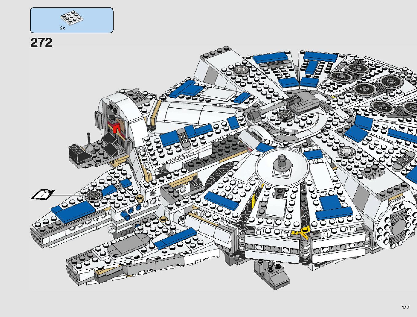 Kessel Run Millennium Falcon 75212 LEGO information LEGO instructions 177 page