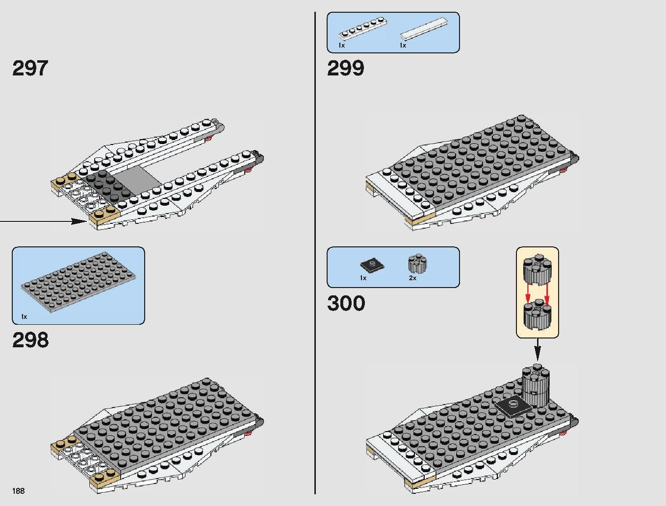 Kessel Run Millennium Falcon 75212 LEGO information LEGO instructions 188 page