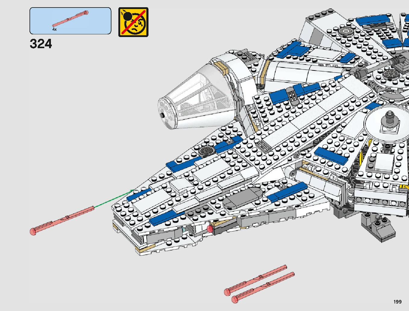 Kessel Run Millennium Falcon 75212 LEGO information LEGO instructions 199 page