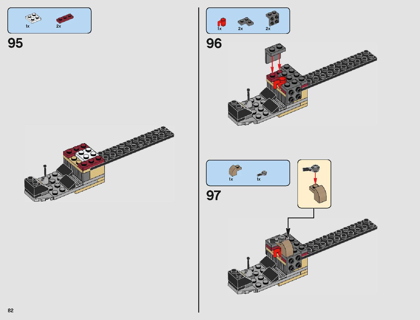 Kessel Run Millennium Falcon 75212 LEGO information LEGO instructions 82 page
