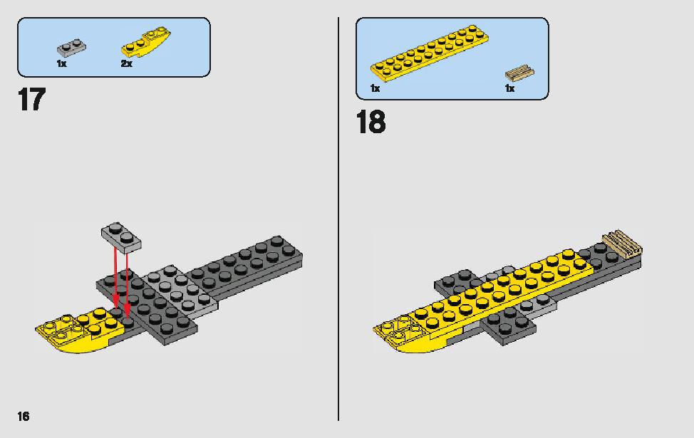 アナキンのスター・ファイター 75214 レゴの商品情報 レゴの説明書・組立方法 16 page