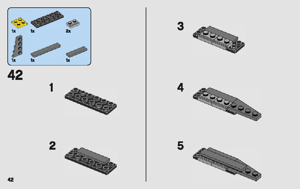 아나킨의 제다이 스타파이터™ 75214 레고 세트 제품정보 레고 조립설명서 42 page