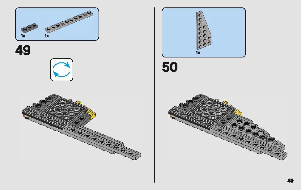 アナキンのスター・ファイター 75214 レゴの商品情報 レゴの説明書・組立方法 49 page