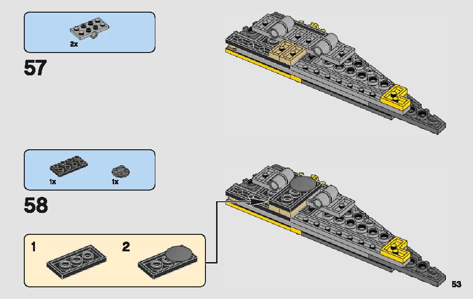 アナキンのスター・ファイター 75214 レゴの商品情報 レゴの説明書・組立方法 53 page