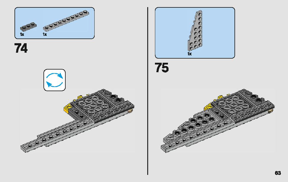 アナキンのスター・ファイター 75214 レゴの商品情報 レゴの説明書・組立方法 63 page