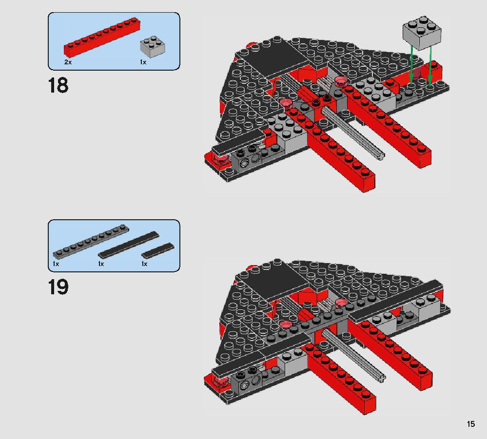 Snoke's Throne Room 75216 LEGO information LEGO instructions 15 page