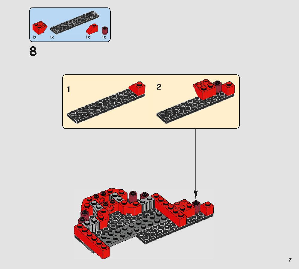 Snoke's Throne Room 75216 LEGO information LEGO instructions 7 page
