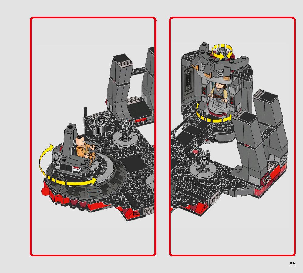 Snoke's Throne Room 75216 LEGO information LEGO instructions 95 page