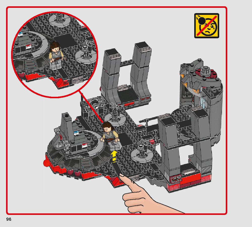 Snoke's Throne Room 75216 LEGO information LEGO instructions 96 page