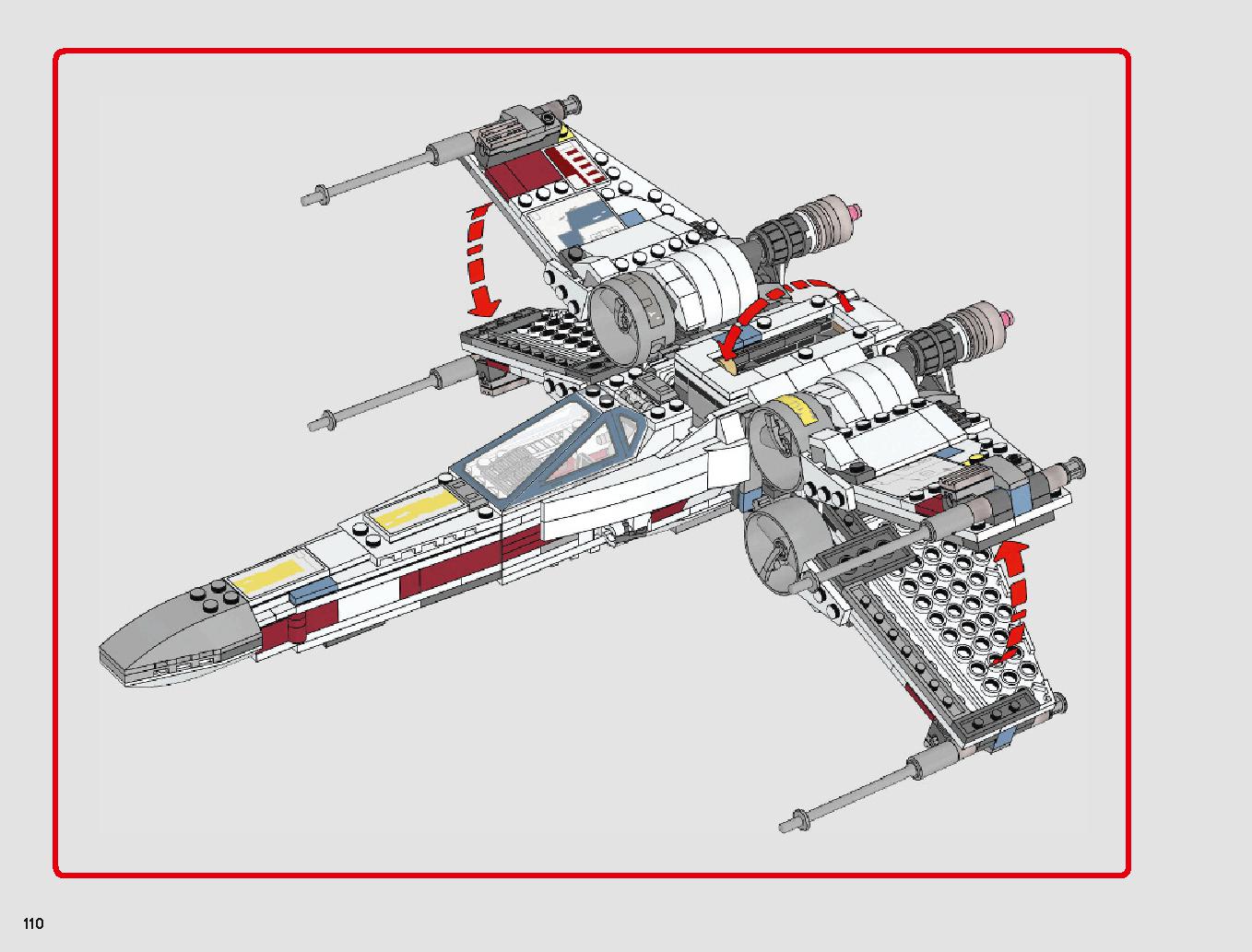 X-Wing Starfighter 75218 LEGO information LEGO instructions 110 page