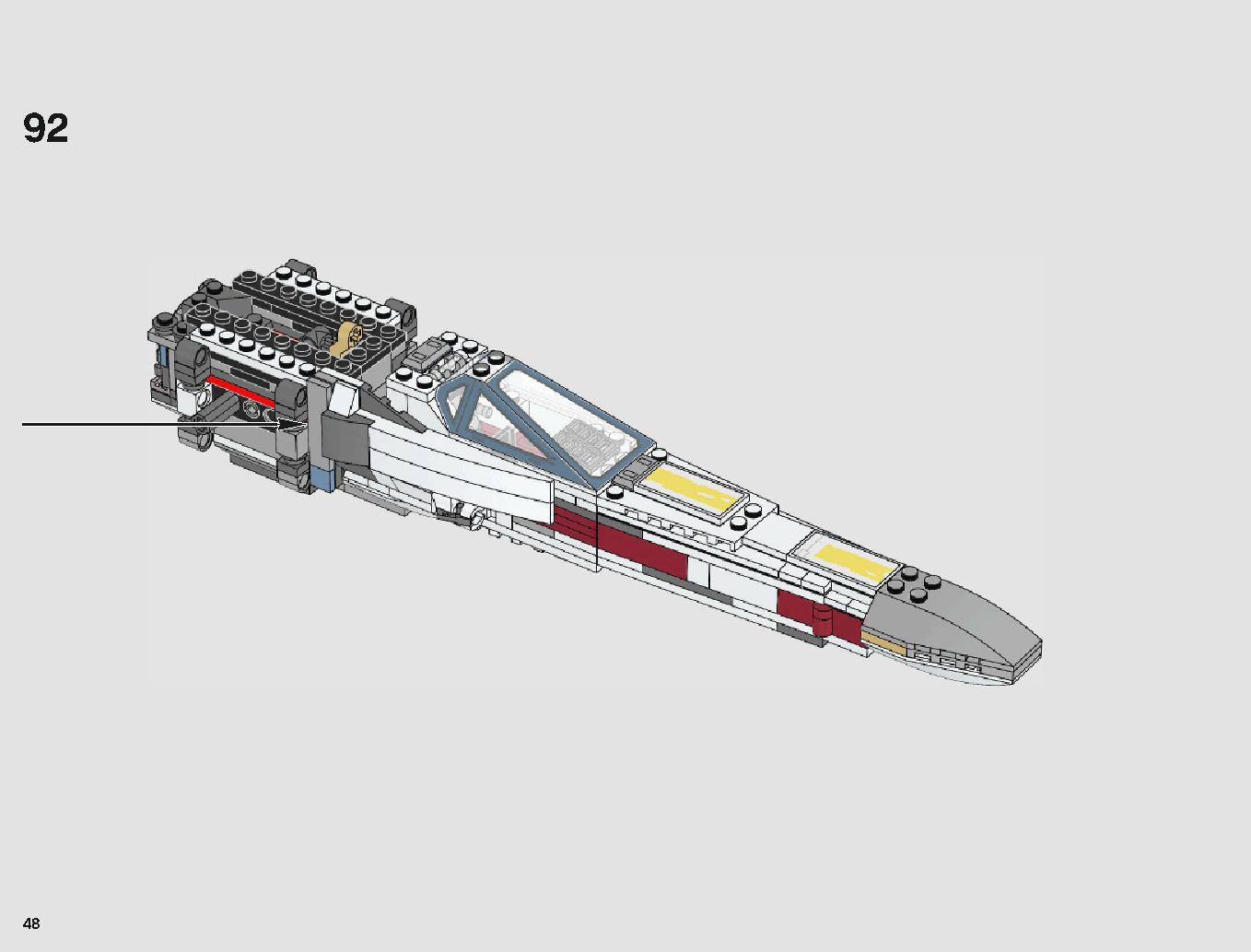 X-Wing Starfighter 75218 LEGO information LEGO instructions 48 page