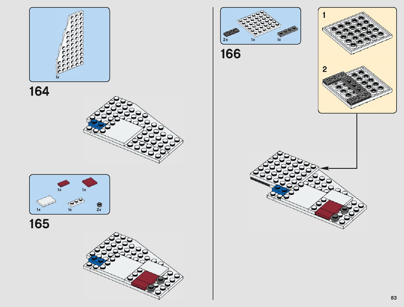 Xウィング・スターファイター 75218 レゴの商品情報 レゴの説明書・組立方法 83 page