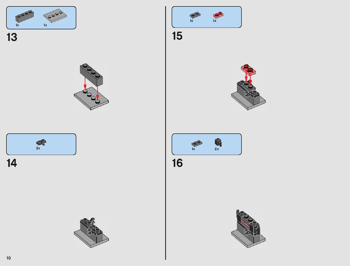 脱出ポッド vs.デューバック マイクロファイター 75219 レゴの商品情報 レゴの説明書・組立方法 10 page