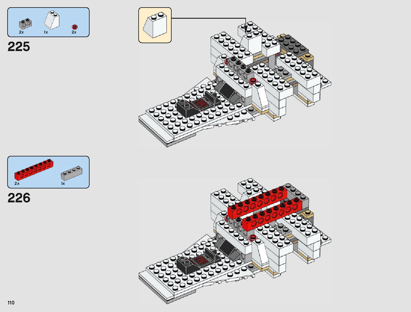 脱出ポッド vs.デューバック マイクロファイター 75219 レゴの商品情報 レゴの説明書・組立方法 110 page