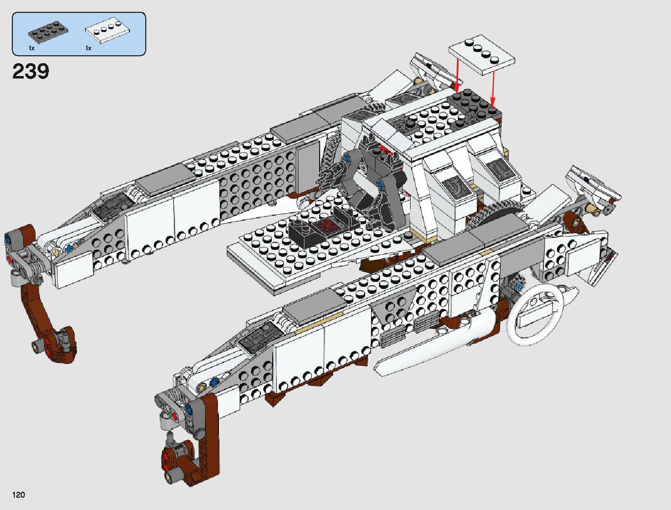 脱出ポッド vs.デューバック マイクロファイター 75219 レゴの商品情報 レゴの説明書・組立方法 120 page