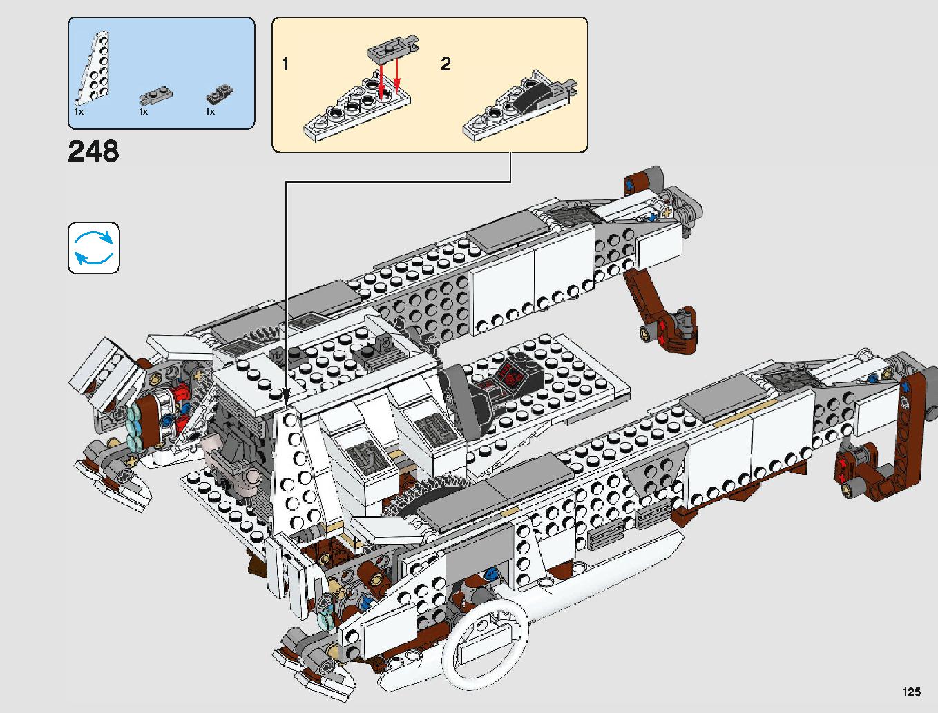 脱出ポッド vs.デューバック マイクロファイター 75219 レゴの商品情報 レゴの説明書・組立方法 125 page