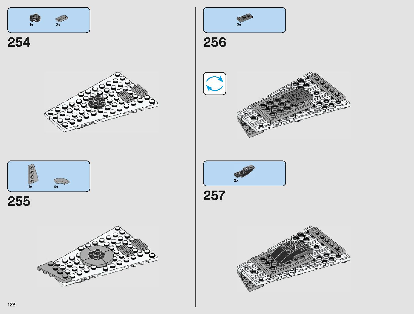 脱出ポッド vs.デューバック マイクロファイター 75219 レゴの商品情報 レゴの説明書・組立方法 128 page