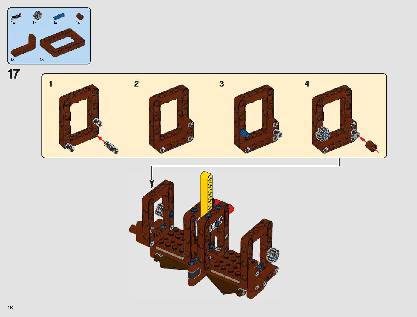 脱出ポッド vs.デューバック マイクロファイター 75219 レゴの商品情報 レゴの説明書・組立方法 18 page