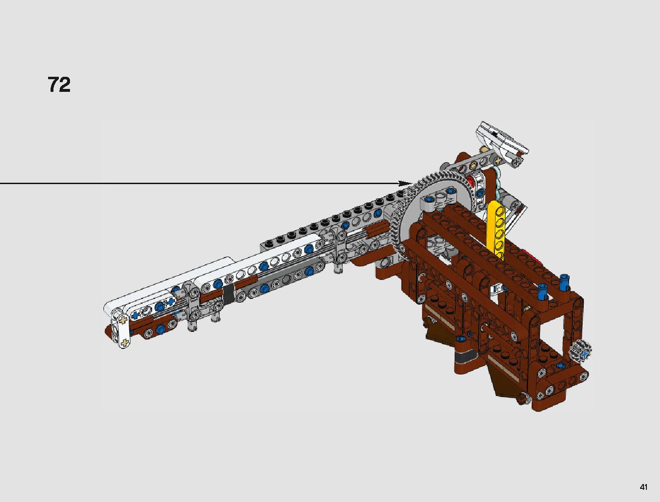 脱出ポッド vs.デューバック マイクロファイター 75219 レゴの商品情報 レゴの説明書・組立方法 41 page
