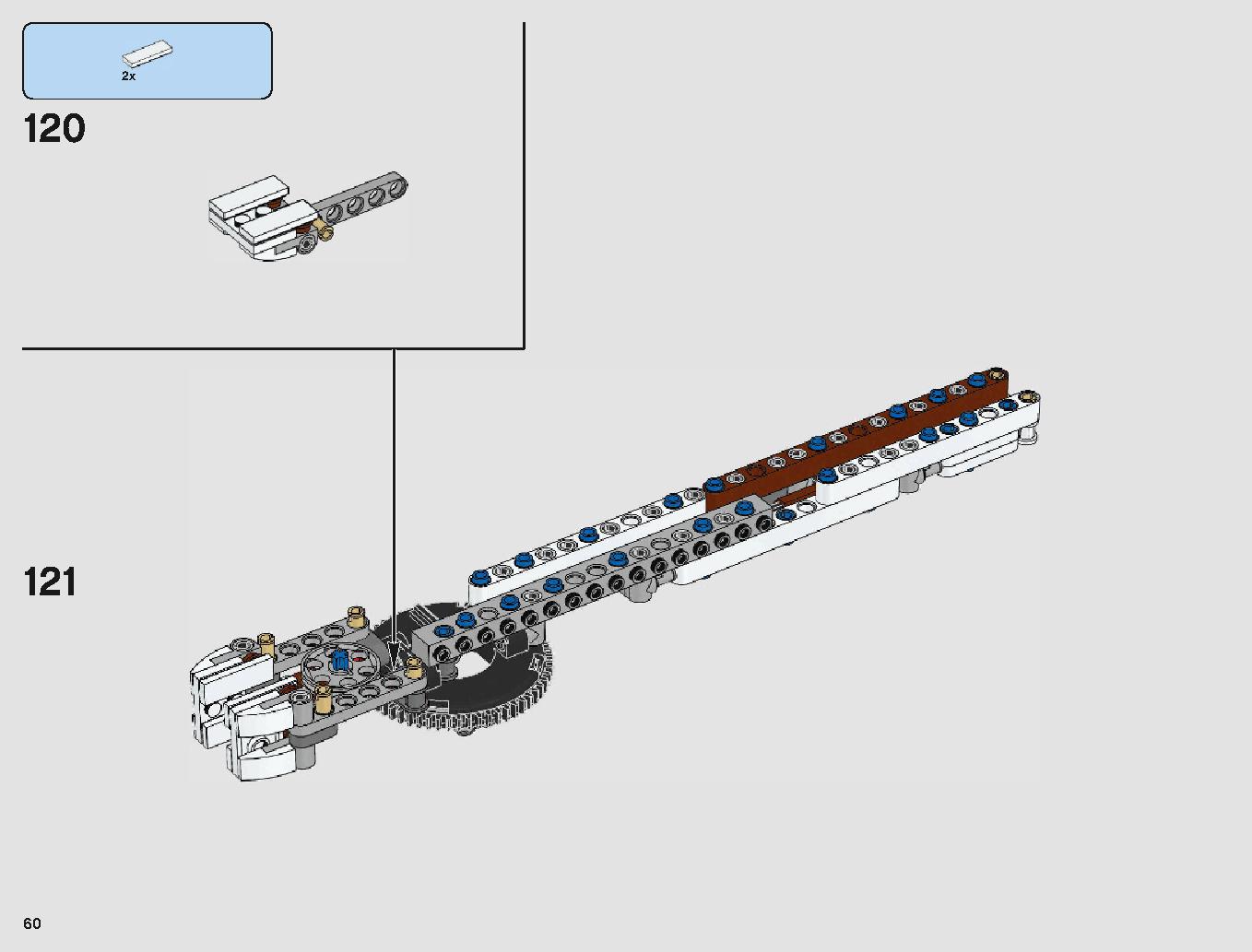 脱出ポッド vs.デューバック マイクロファイター 75219 レゴの商品情報 レゴの説明書・組立方法 60 page