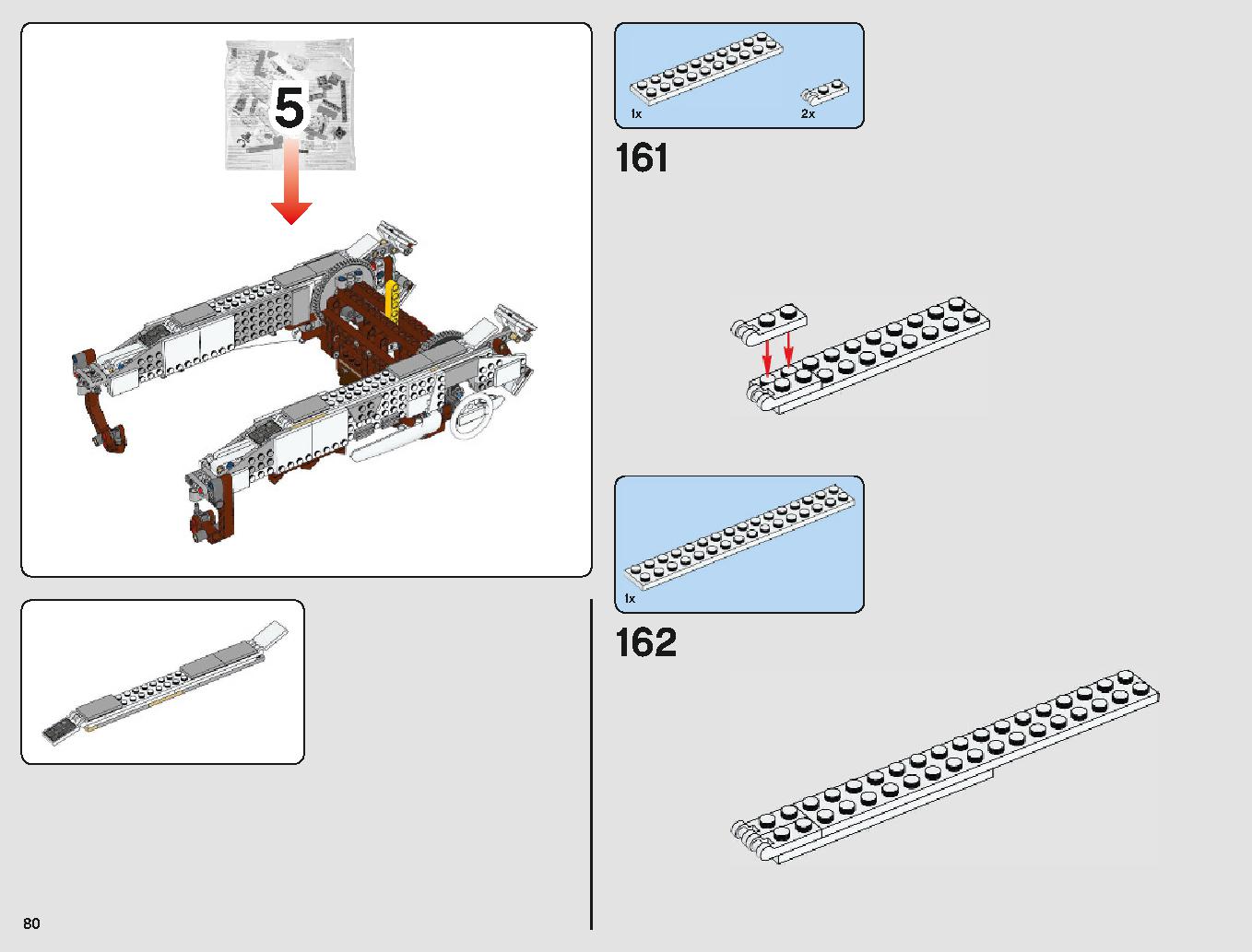 脱出ポッド vs.デューバック マイクロファイター 75219 レゴの商品情報 レゴの説明書・組立方法 80 page