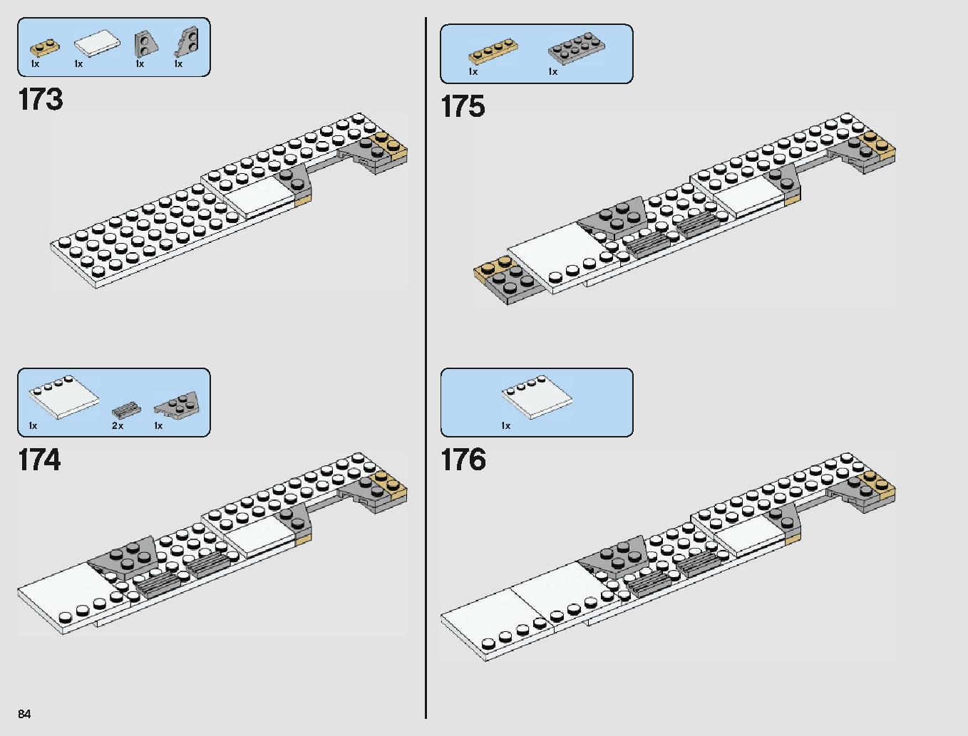 脱出ポッド vs.デューバック マイクロファイター 75219 レゴの商品情報 レゴの説明書・組立方法 84 page