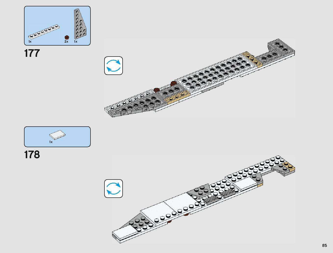 脱出ポッド vs.デューバック マイクロファイター 75219 レゴの商品情報 レゴの説明書・組立方法 85 page