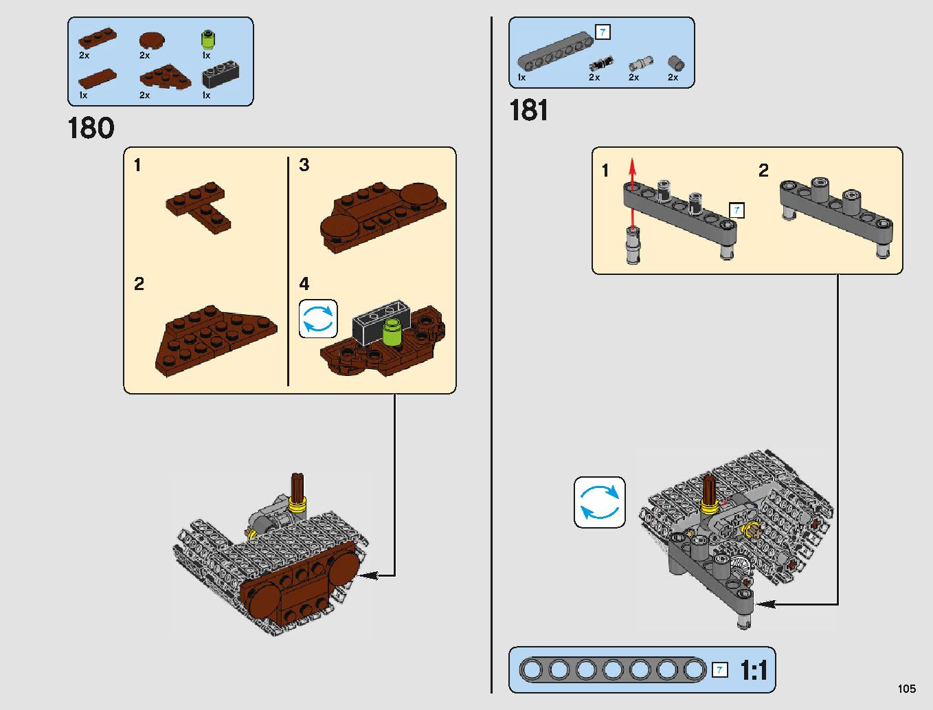 サンドクローラー 75220 レゴの商品情報 レゴの説明書・組立方法 105 page