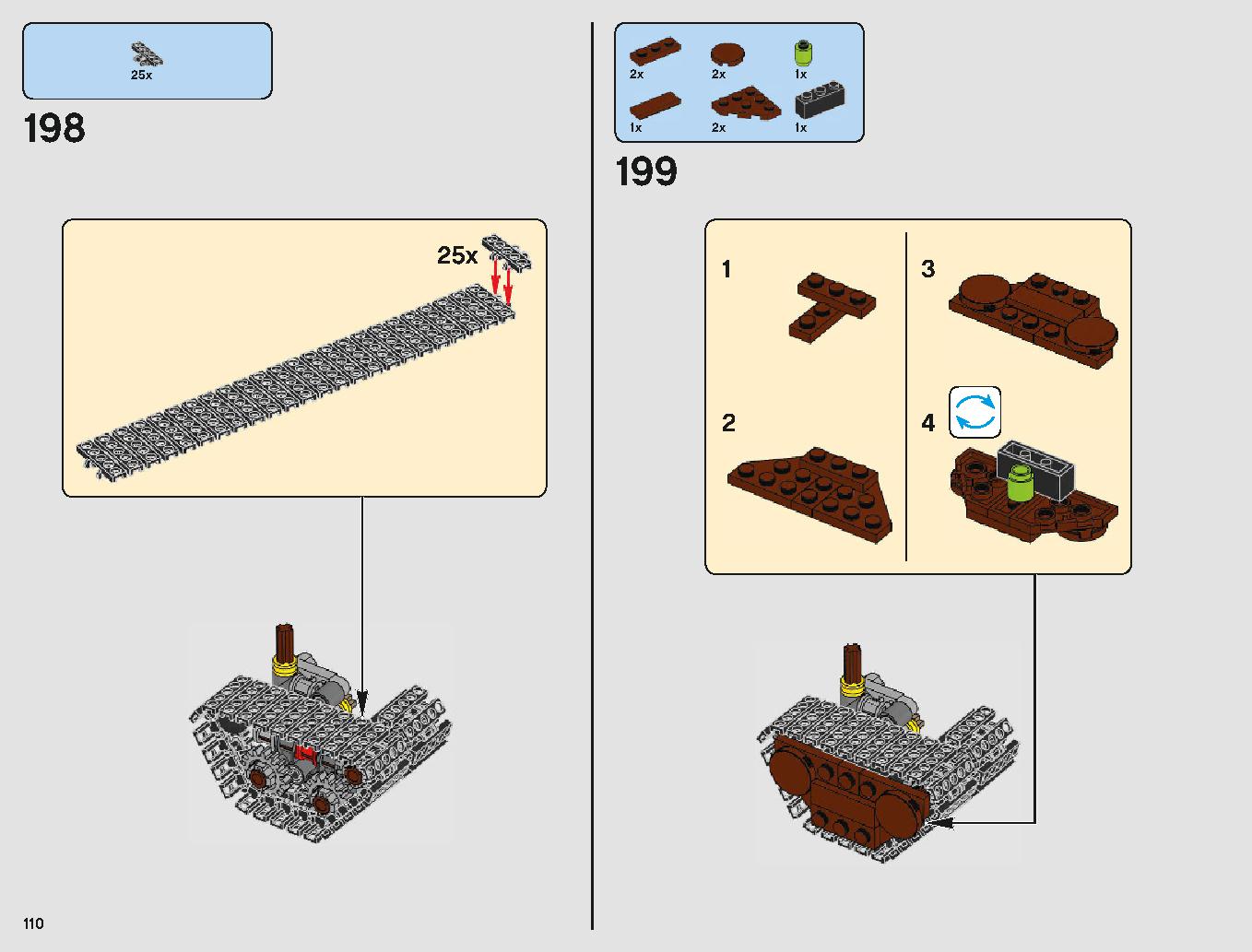 サンドクローラー 75220 レゴの商品情報 レゴの説明書・組立方法 110 page
