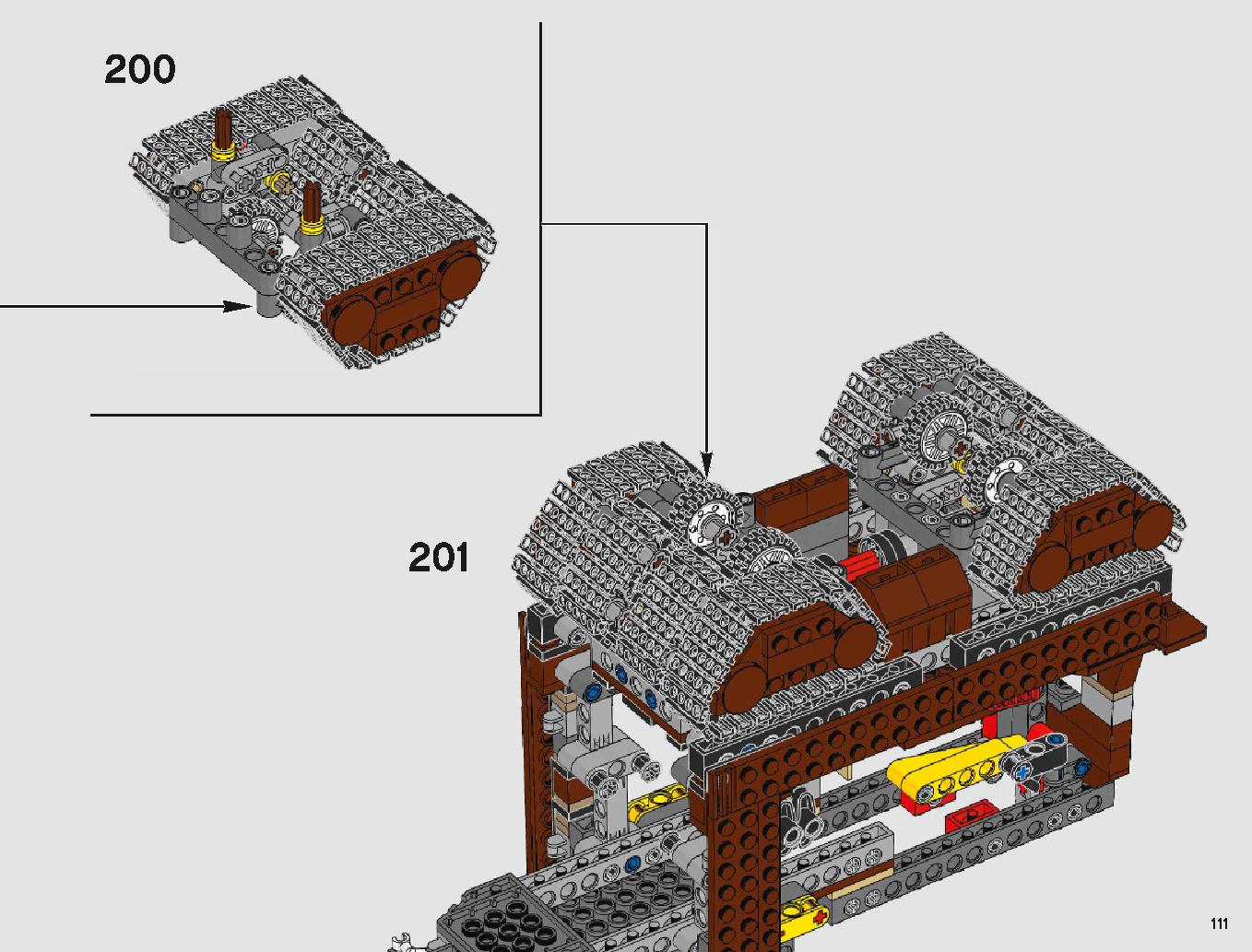 스타워즈 샌드크롤러™ 75220 레고 세트 제품정보 레고 조립설명서 111 page