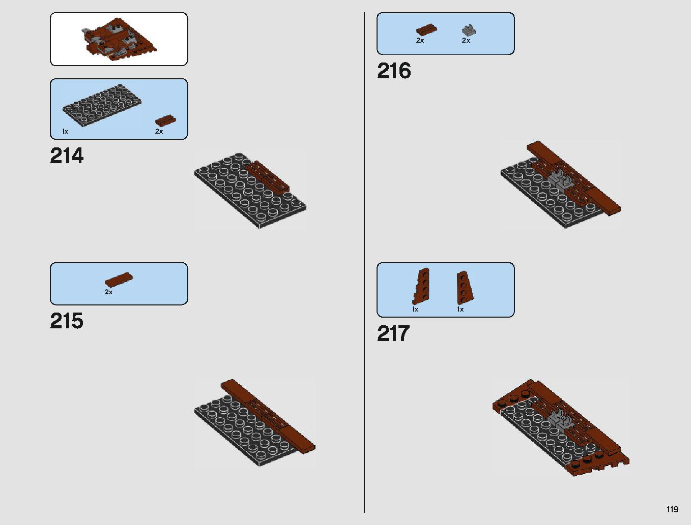 サンドクローラー 75220 レゴの商品情報 レゴの説明書・組立方法 119 page