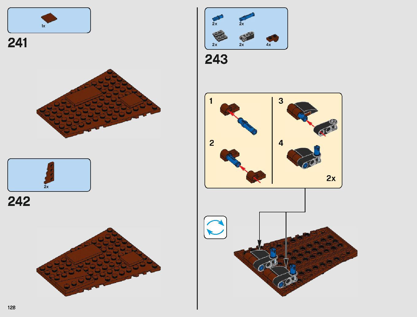 サンドクローラー 75220 レゴの商品情報 レゴの説明書・組立方法 128 page
