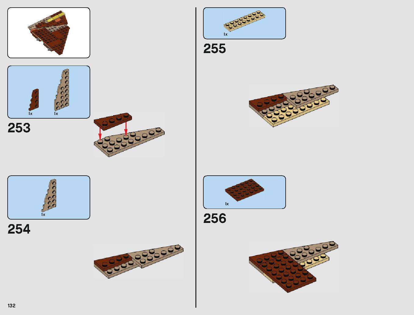 サンドクローラー 75220 レゴの商品情報 レゴの説明書・組立方法 132 page